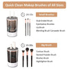 Automatic Sonic Makeup Brush Cleaner Machine – Deep Cleaning in 10 Seconds | USB Electric Brush Washer