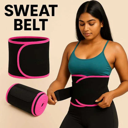Premium Sweat Waist Trainer Belt – Slimming, Support & Fat-Burning Wrap