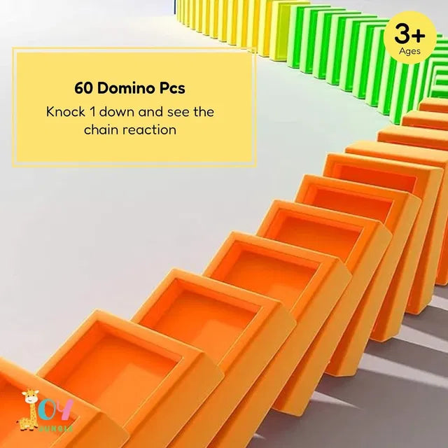 🚂 Automatic Domino Train Set – Fun Learning Toy for Kids